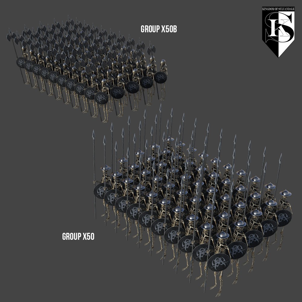 Kingdom Of Sylvandale Army Of The Dead for Daz Studio by N/A