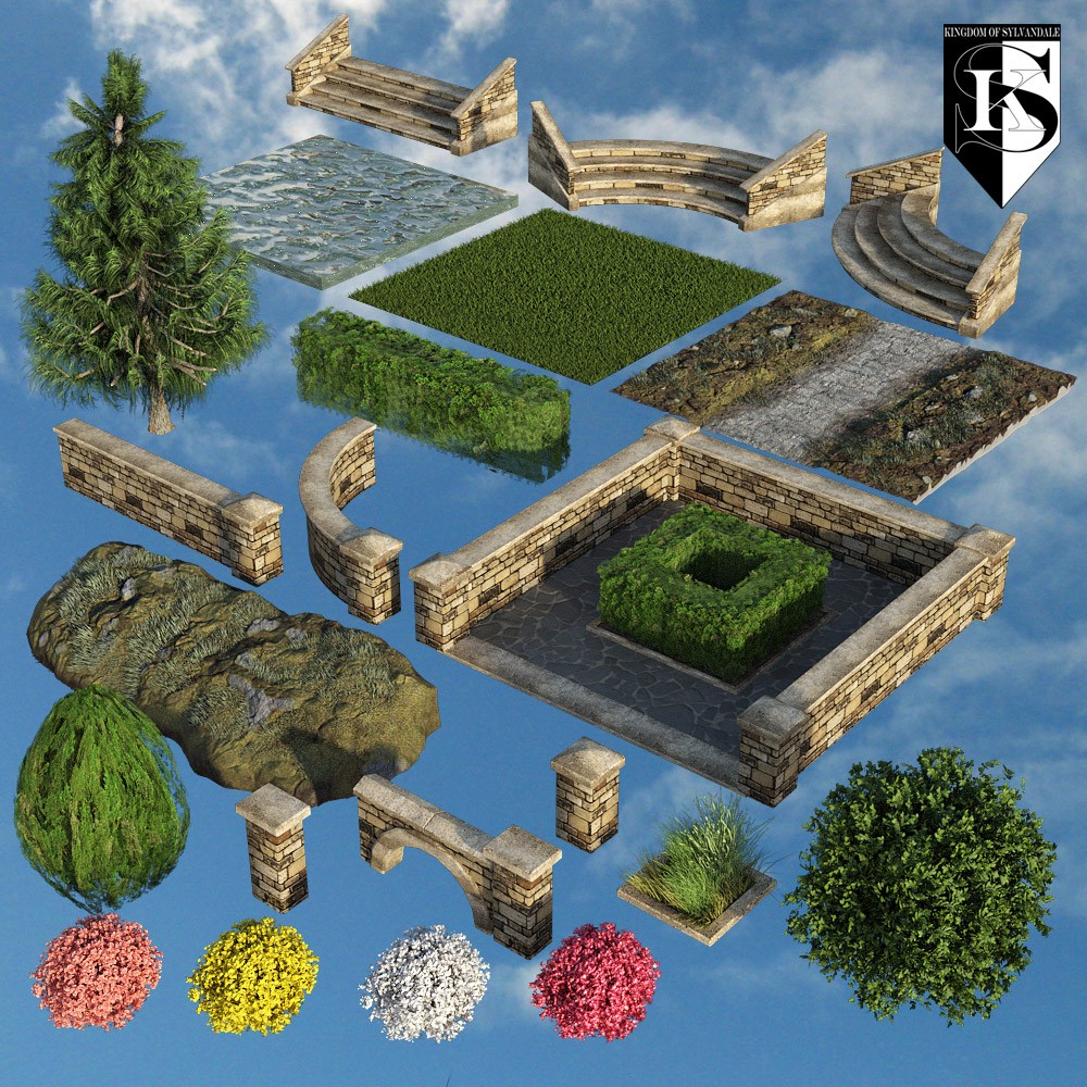 Kingdom Of Sylvandale SET3 for Daz Studio by N/A