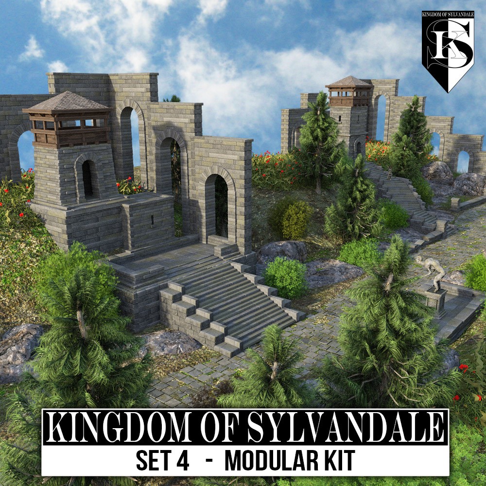 Kingdom Of Sylvandale SET4 for Daz Studio by N/A