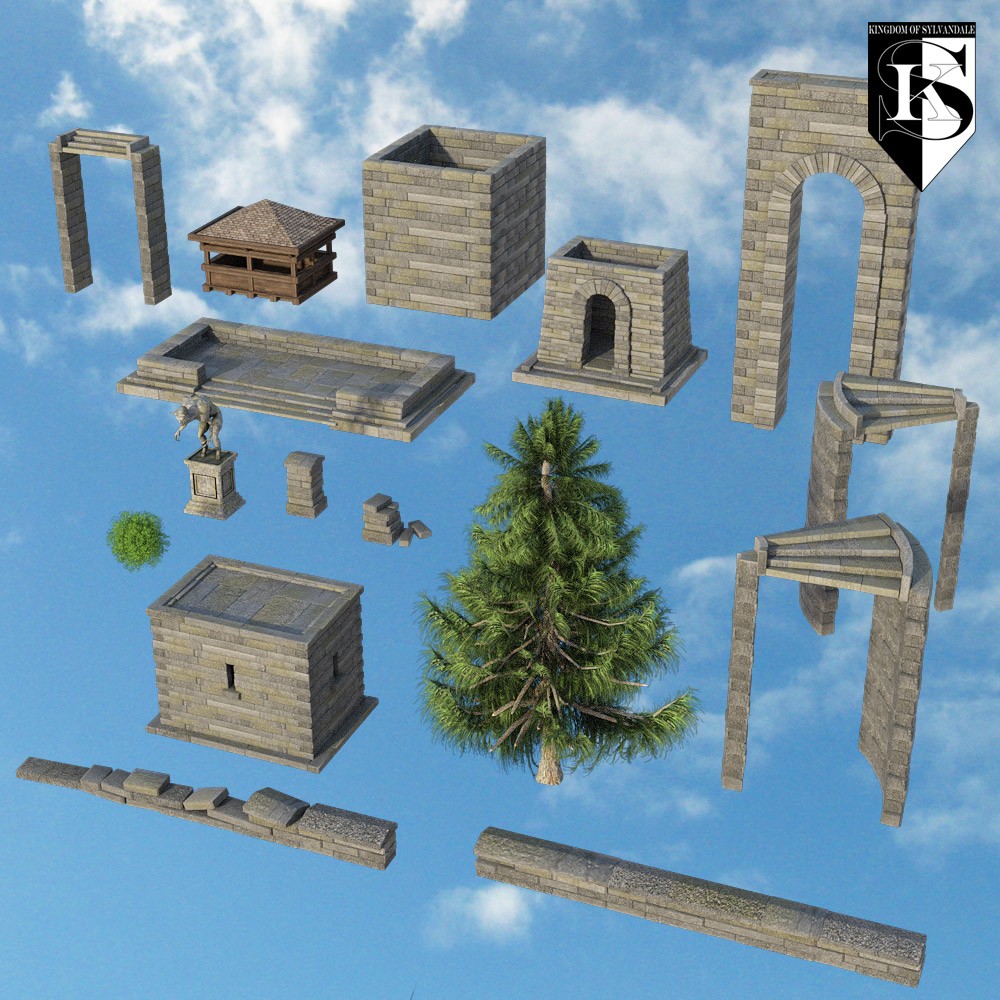 Kingdom Of Sylvandale SET4 for Daz Studio by N/A