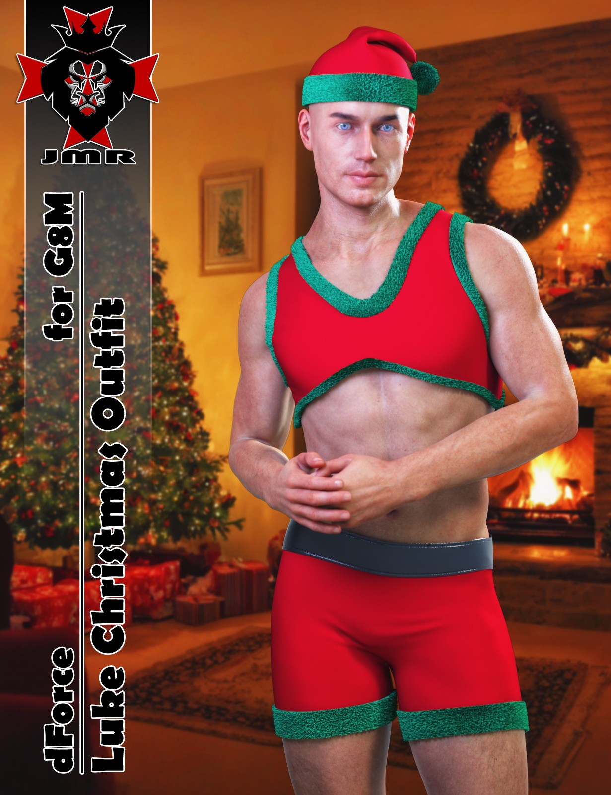 JMR dForce Luke Christmas Outfit G8M by N/A