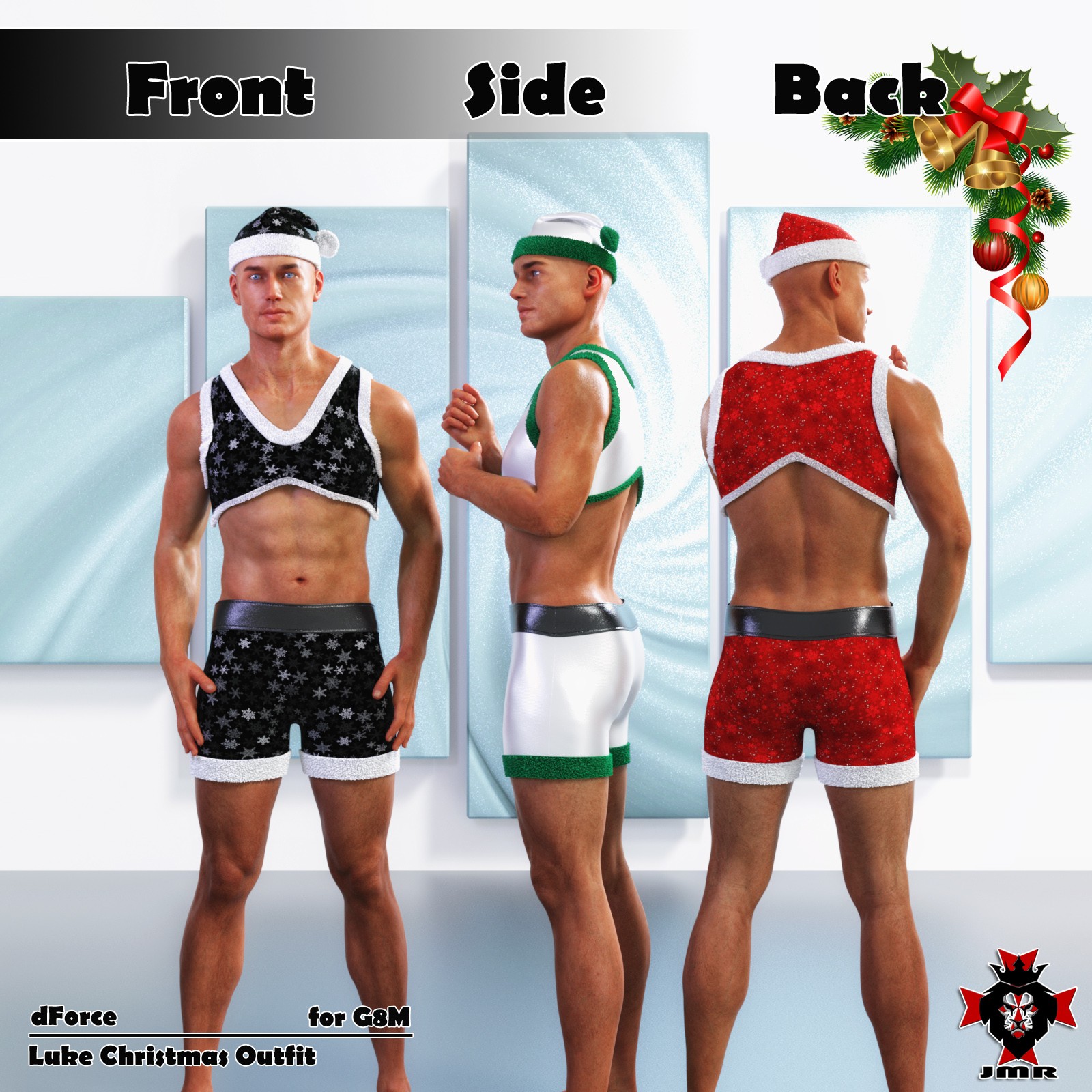 JMR dForce Luke Christmas Outfit G8M by N/A