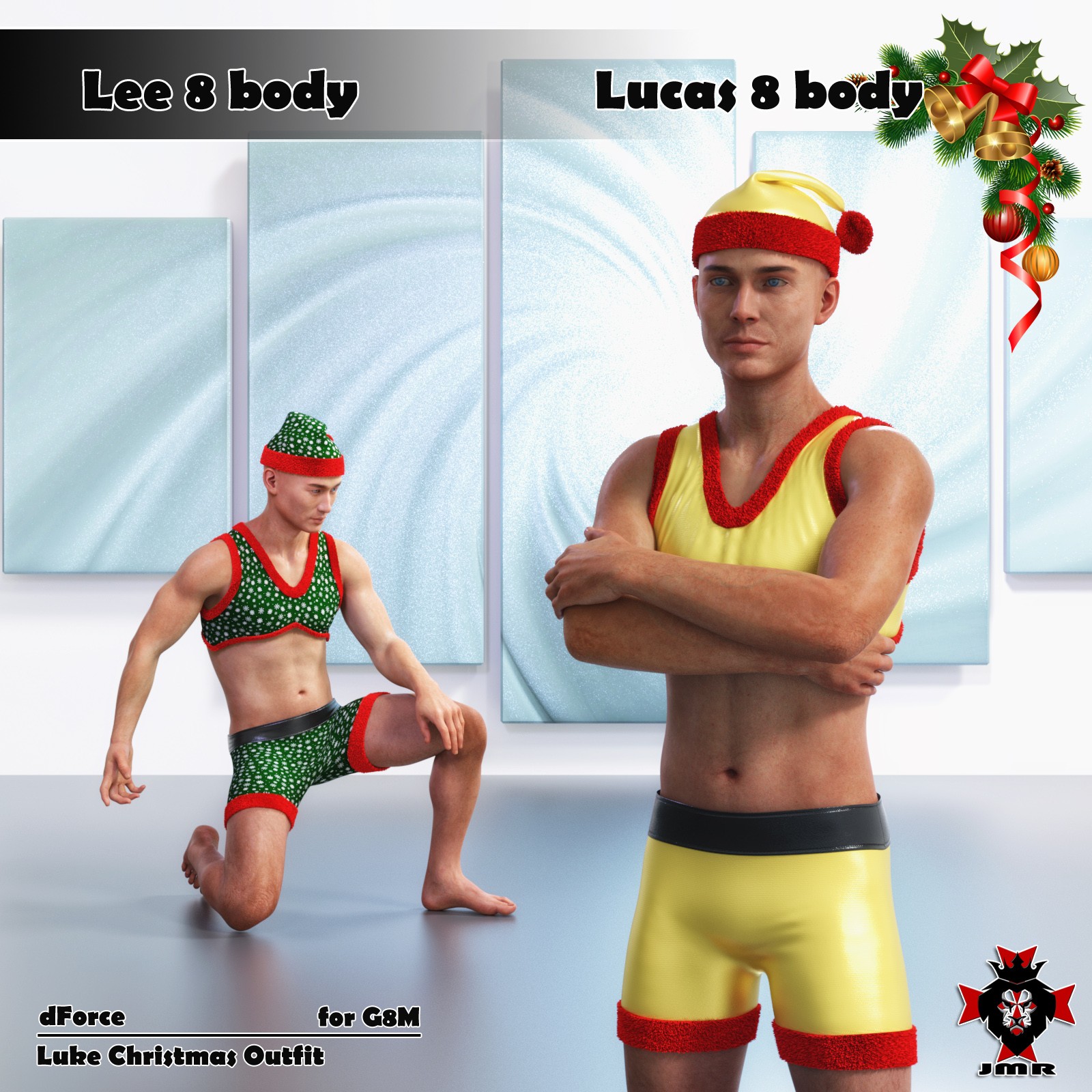 JMR dForce Luke Christmas Outfit G8M by N/A