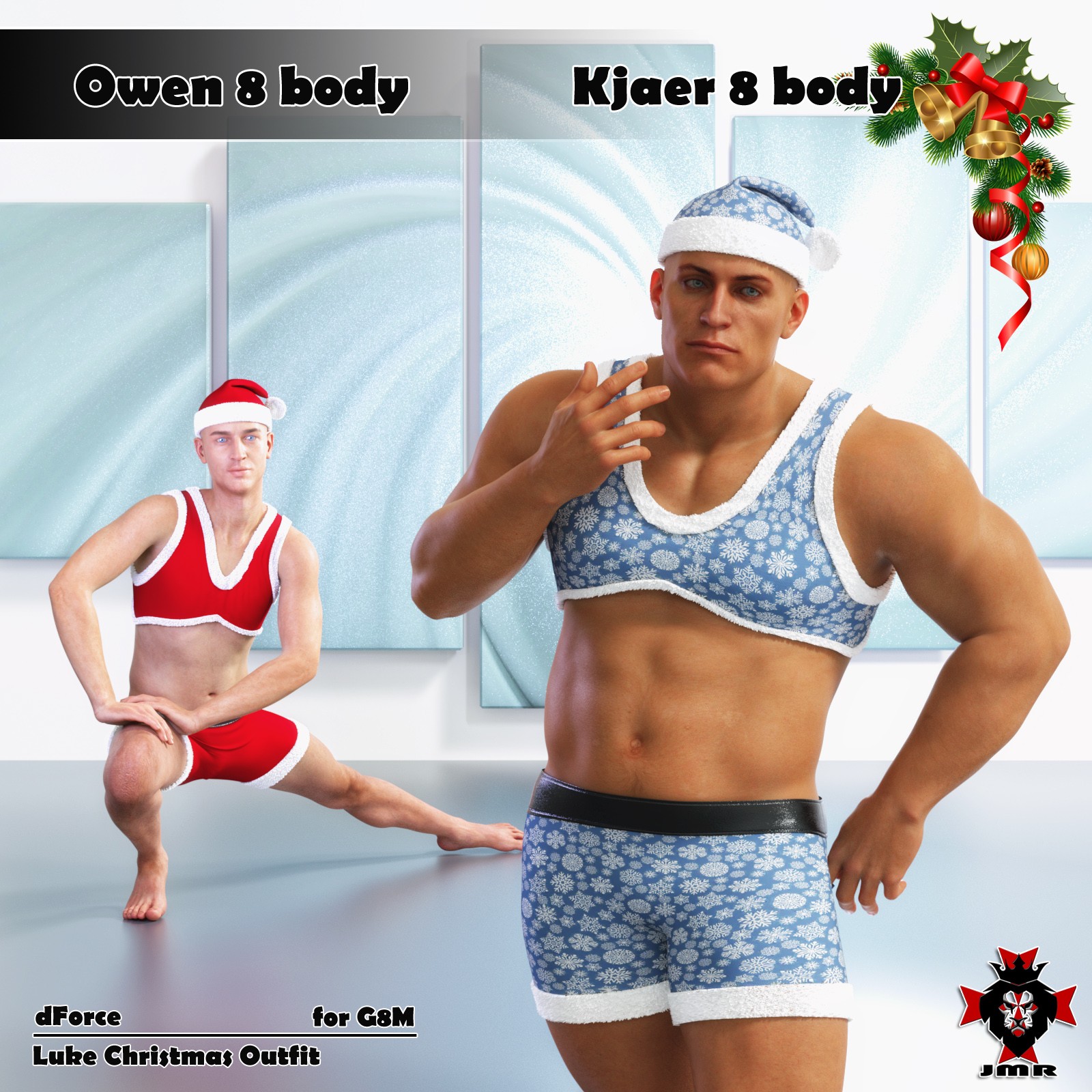 JMR dForce Luke Christmas Outfit G8M by N/A