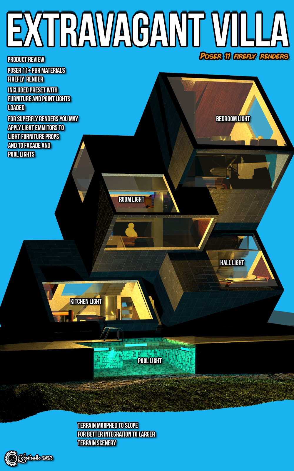 Extravagant Villa for Poser by N/A
