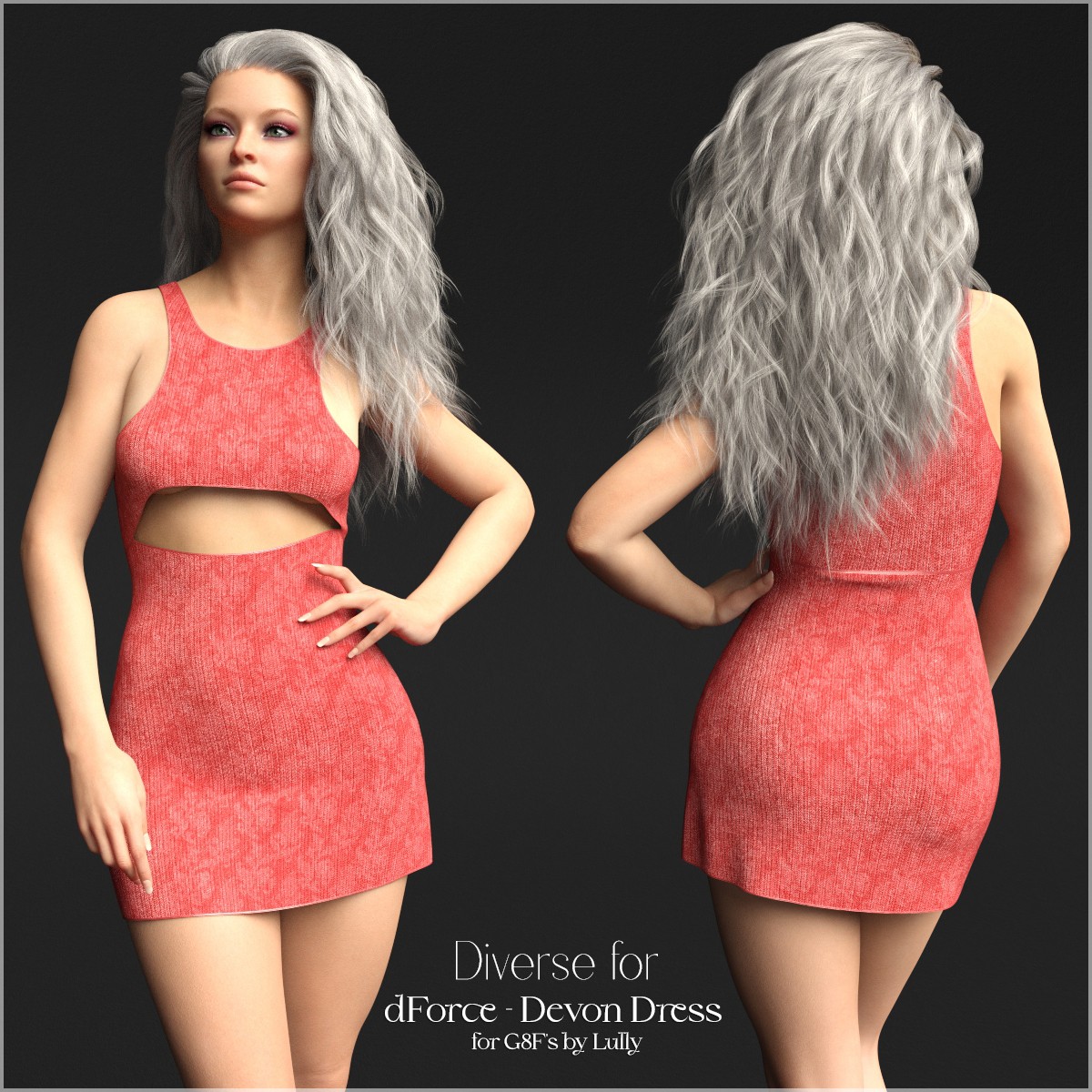 Diverse for dForce - Devon Dress for G8Fs by N/A