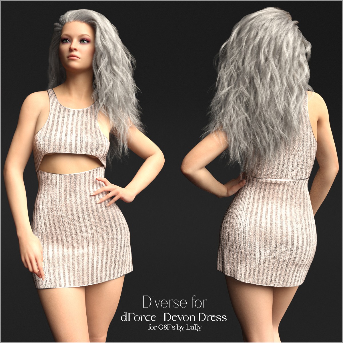 Diverse for dForce - Devon Dress for G8Fs by N/A