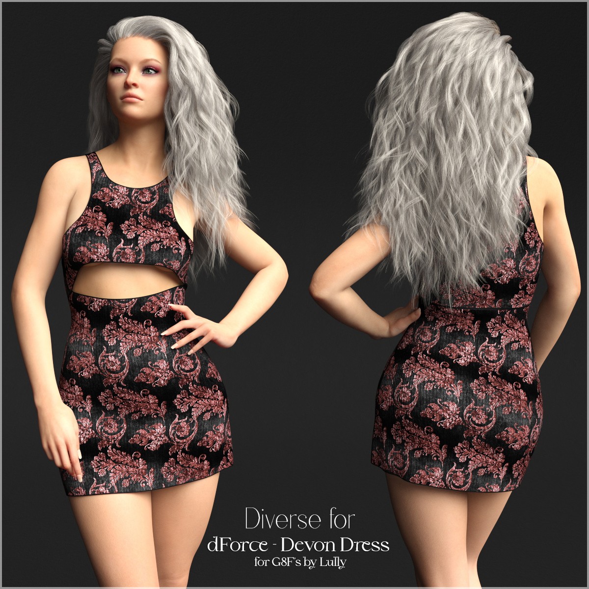 Diverse for dForce - Devon Dress for G8Fs by N/A