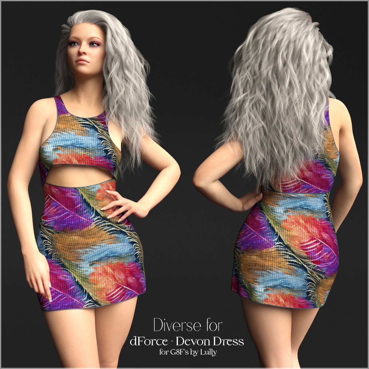 Diverse for dForce - Devon Dress for G8Fs by N/A