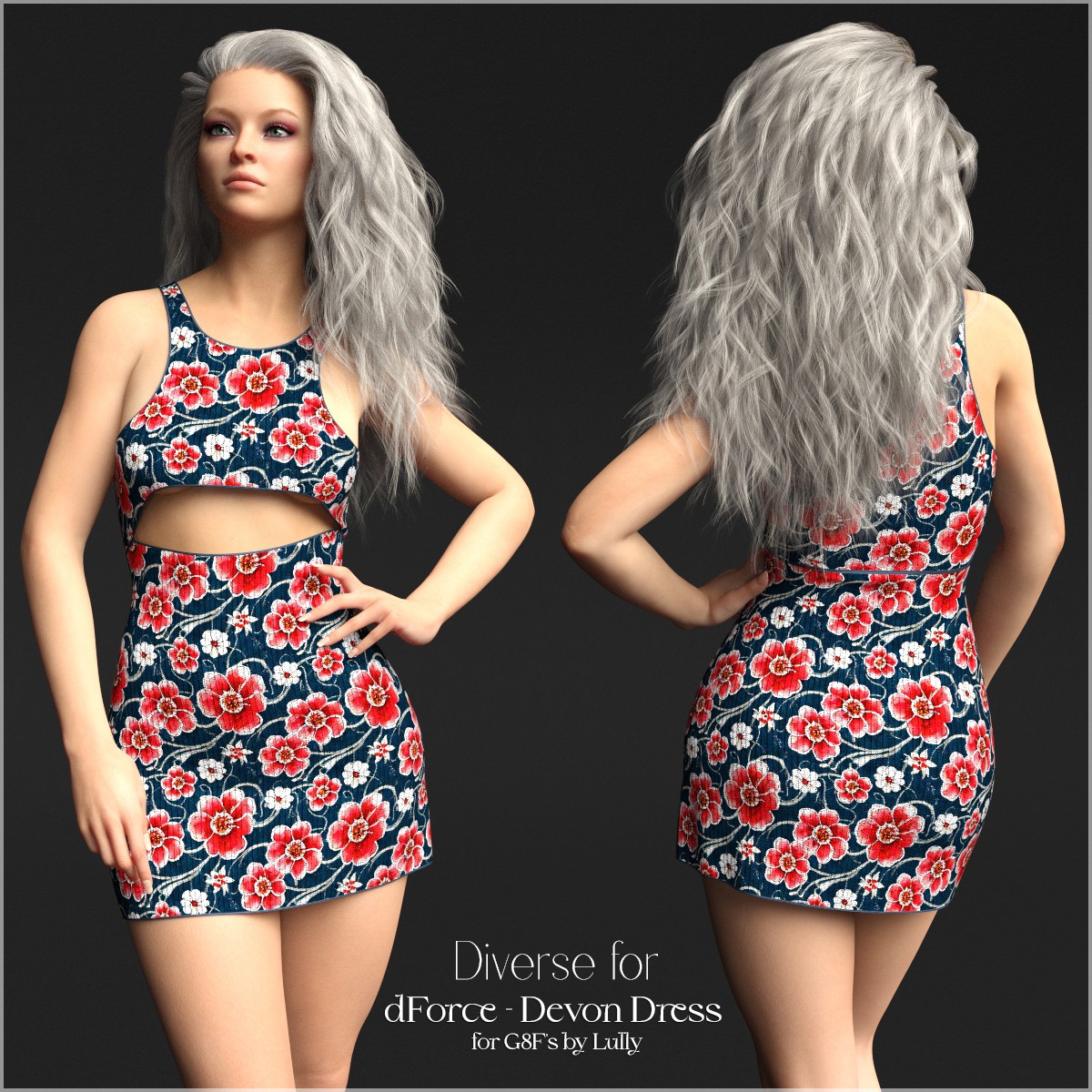 Diverse for dForce - Devon Dress for G8Fs by N/A