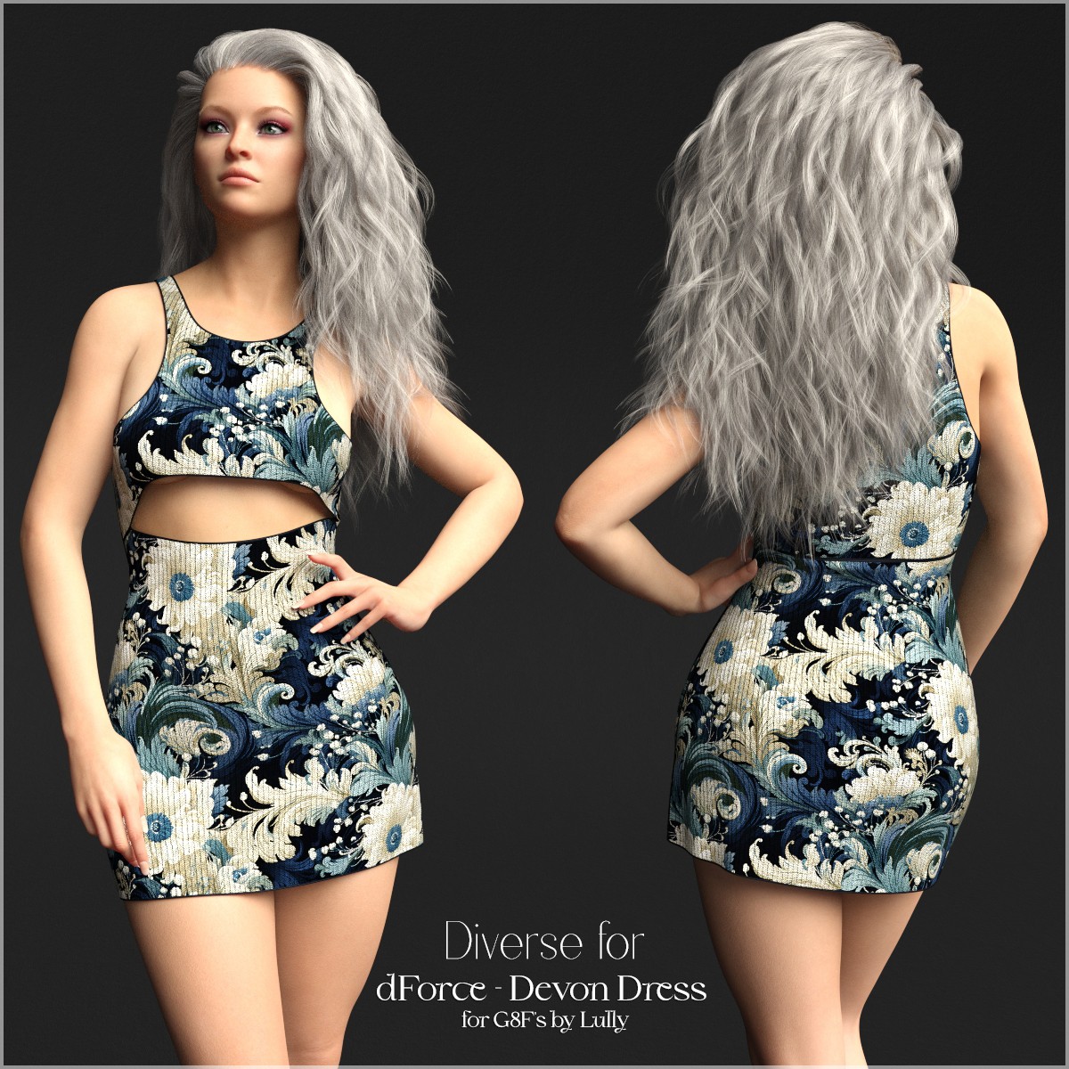 Diverse for dForce - Devon Dress for G8Fs by N/A