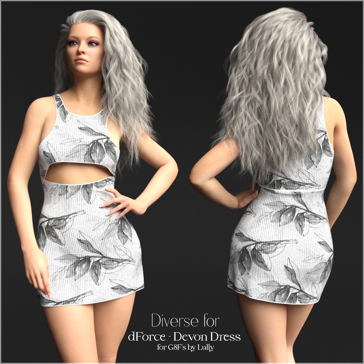Diverse for dForce - Devon Dress for G8Fs by N/A