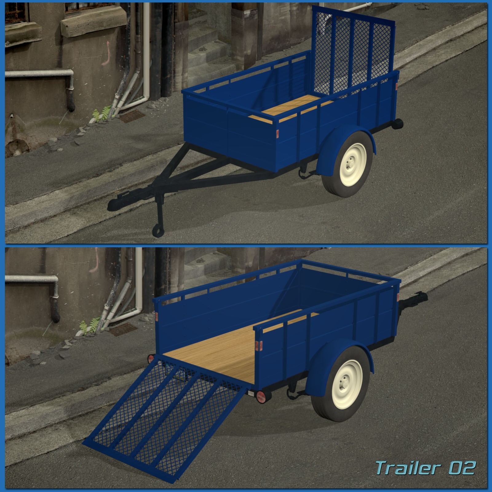 Utility Trailers Set by N/A