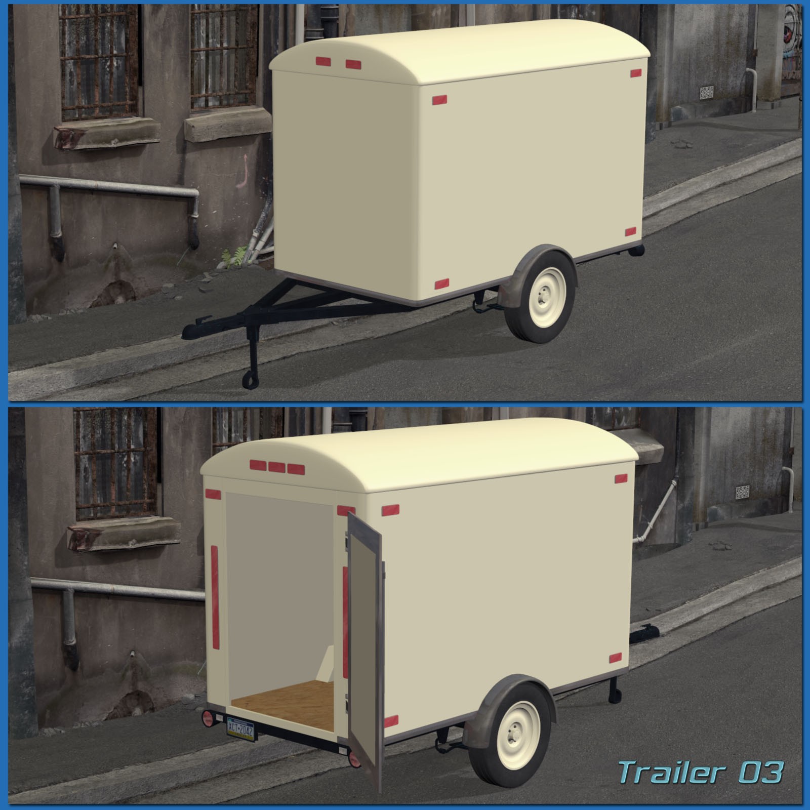 Utility Trailers Set by N/A