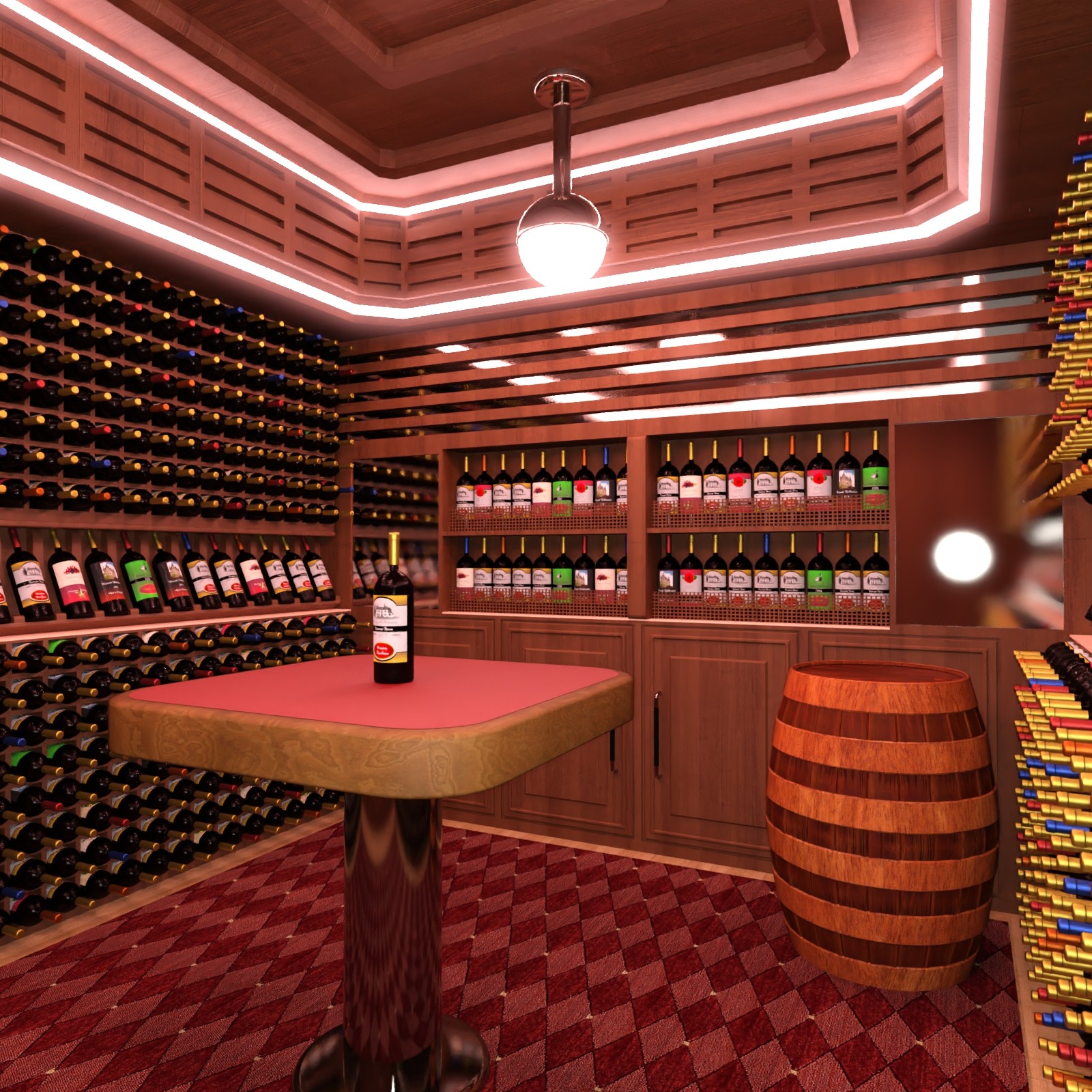 Stylish Wine Cellar by N/A