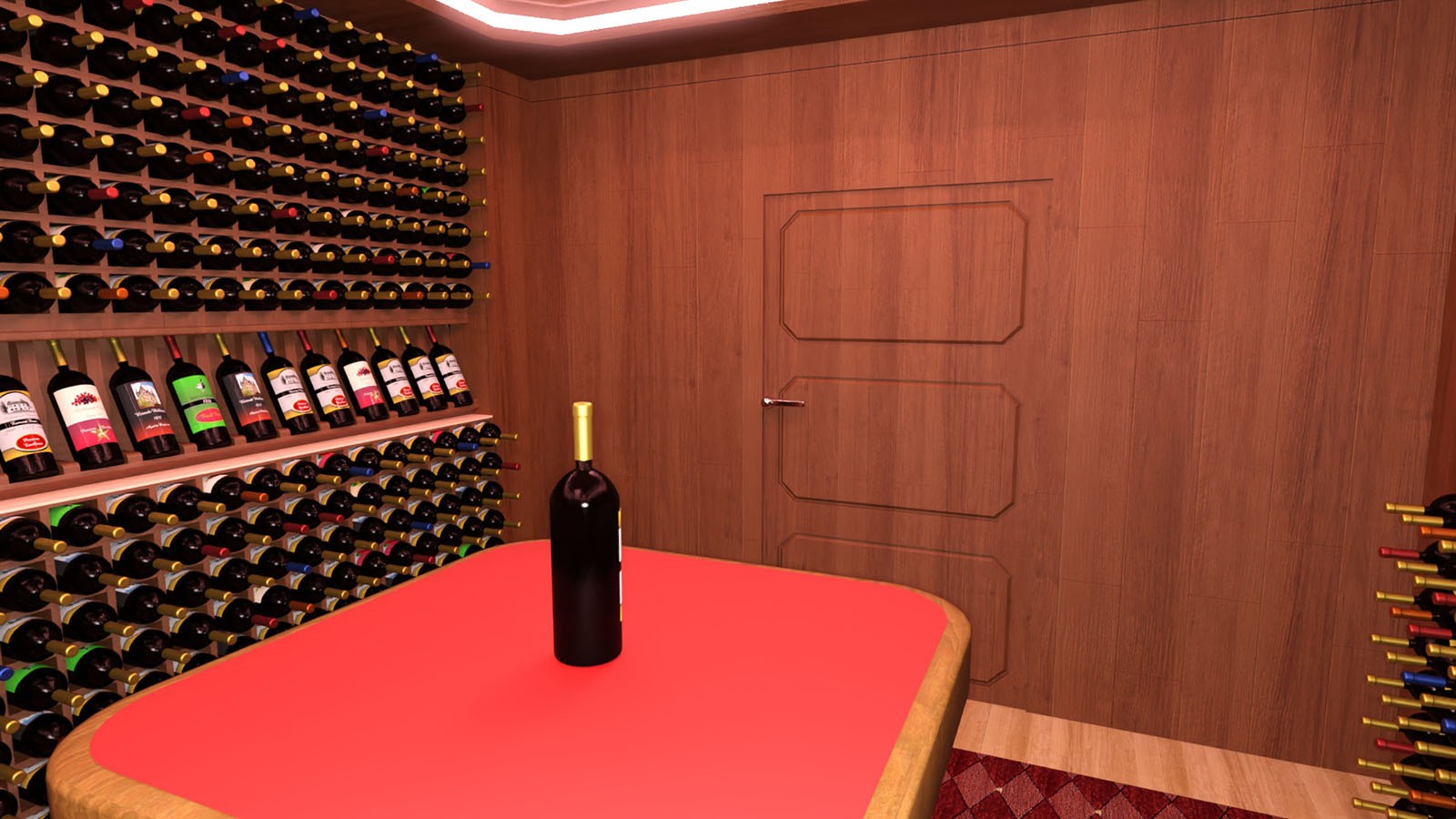 Stylish Wine Cellar by N/A