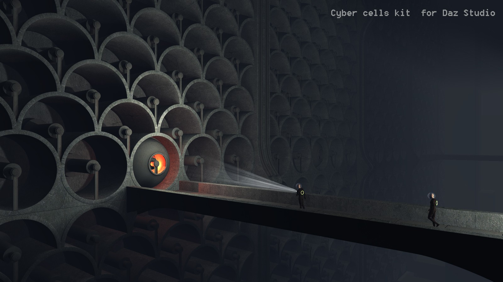 Cyber cells kit  for Daz Studio by N/A