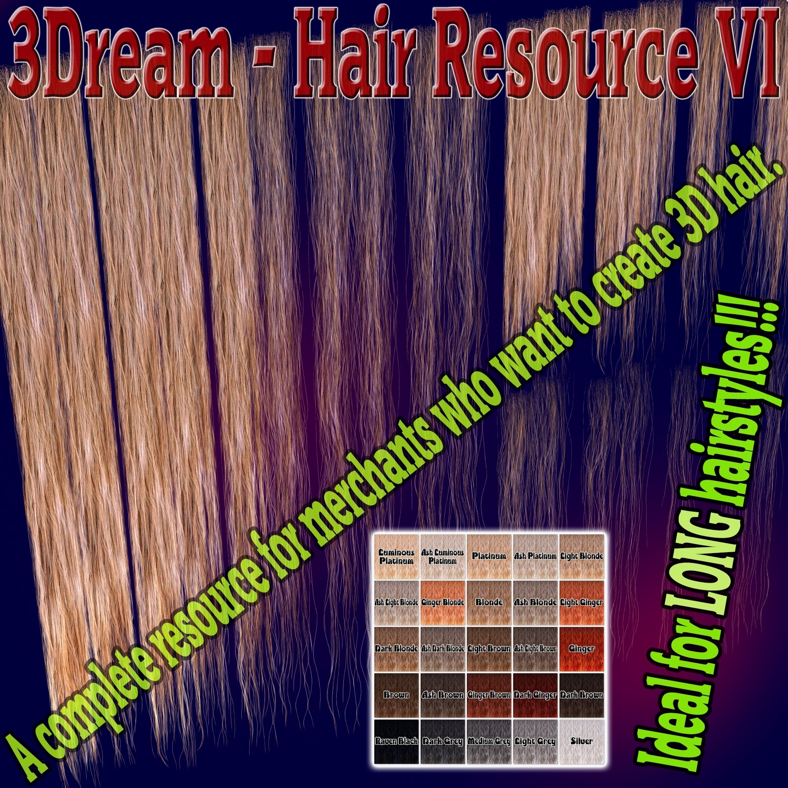 3Dream - Hair Resource VI by N/A