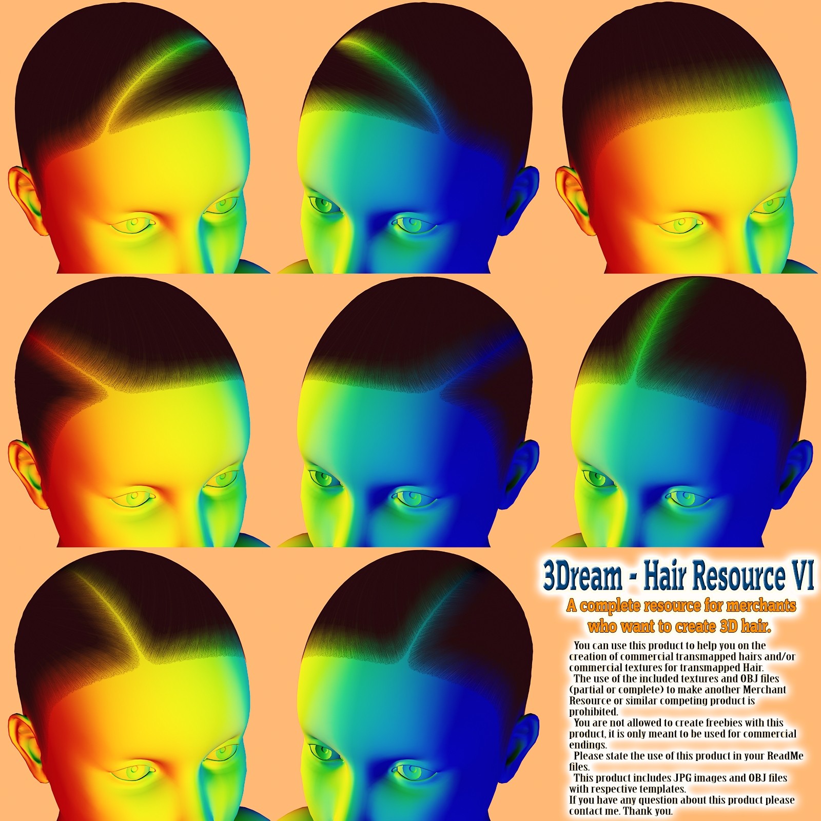 3Dream - Hair Resource VI by N/A