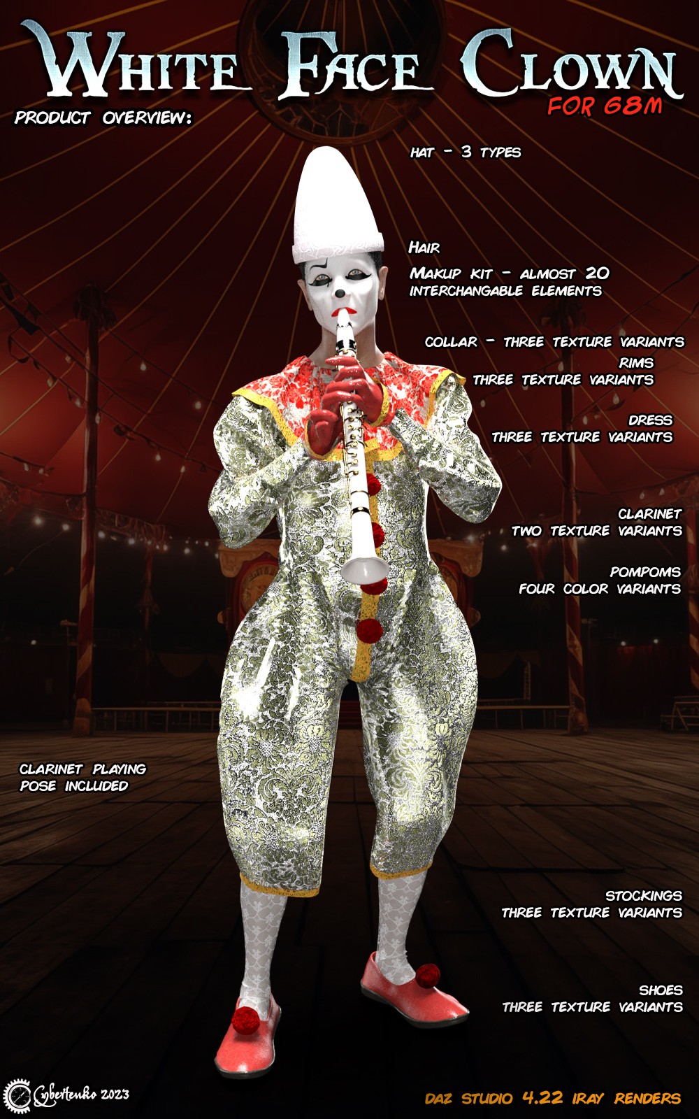 White Face Clown for G8M by N/A