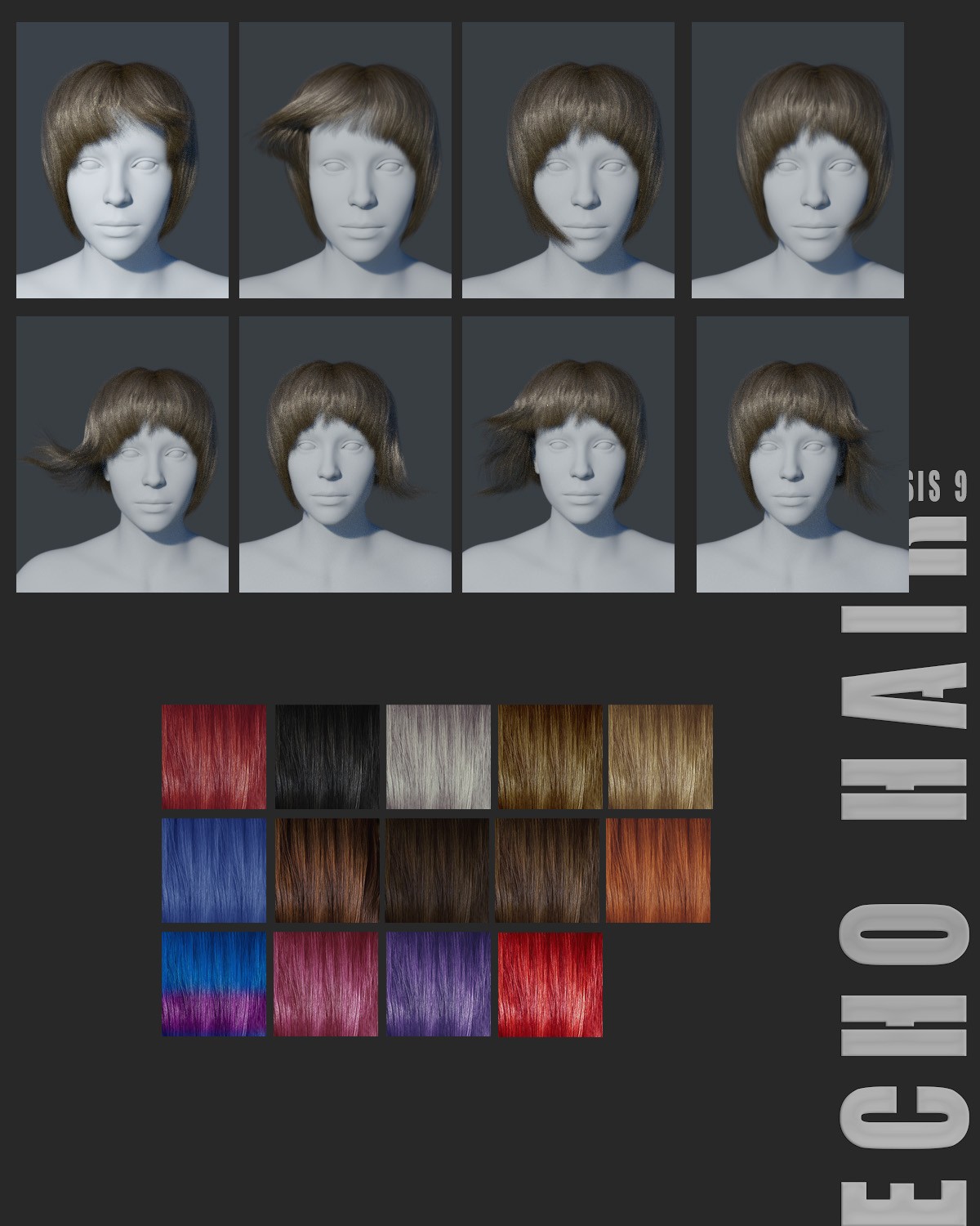 Echo Hair Genesis 9 by N/A