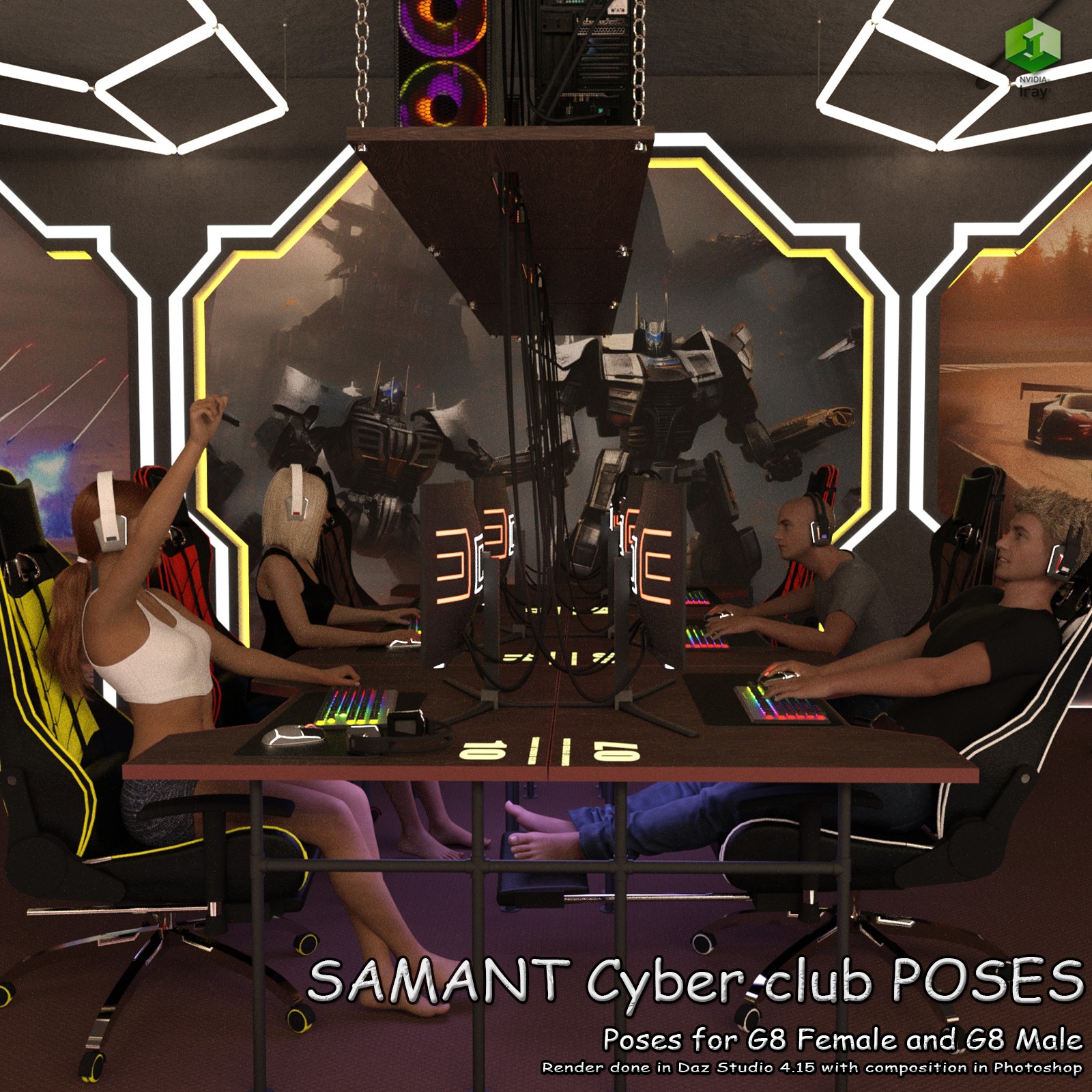 SAMANT Cyber Club POSES by N/A