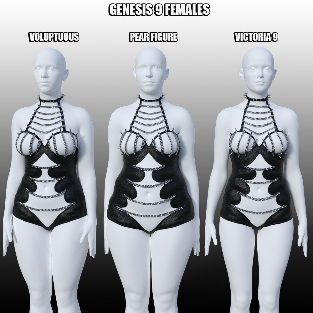 Fantasy Bodysuit IV for G8F and G9 by N/A