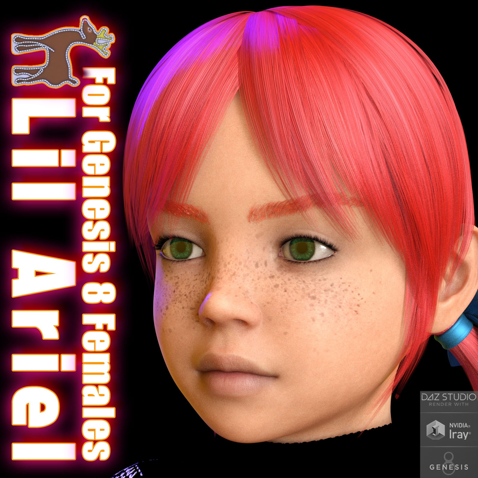 Frosty Friends: Lil Ariel for Genesis 8 Females by N/A