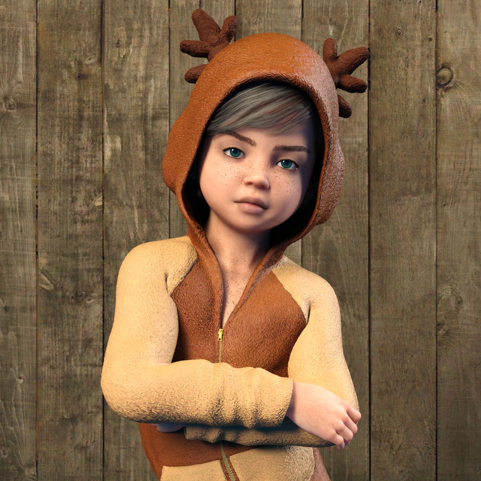Frosty Friends: Lil Ariel for Genesis 8 Females by N/A