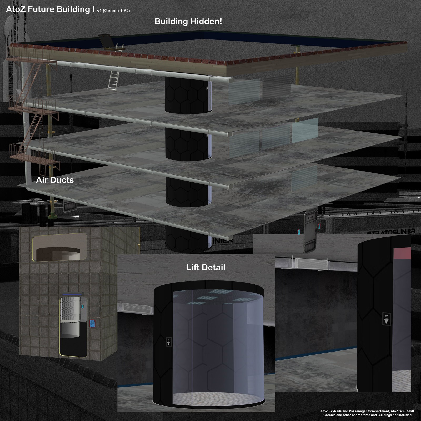 AtoZ Future Buildings I v1 by N/A