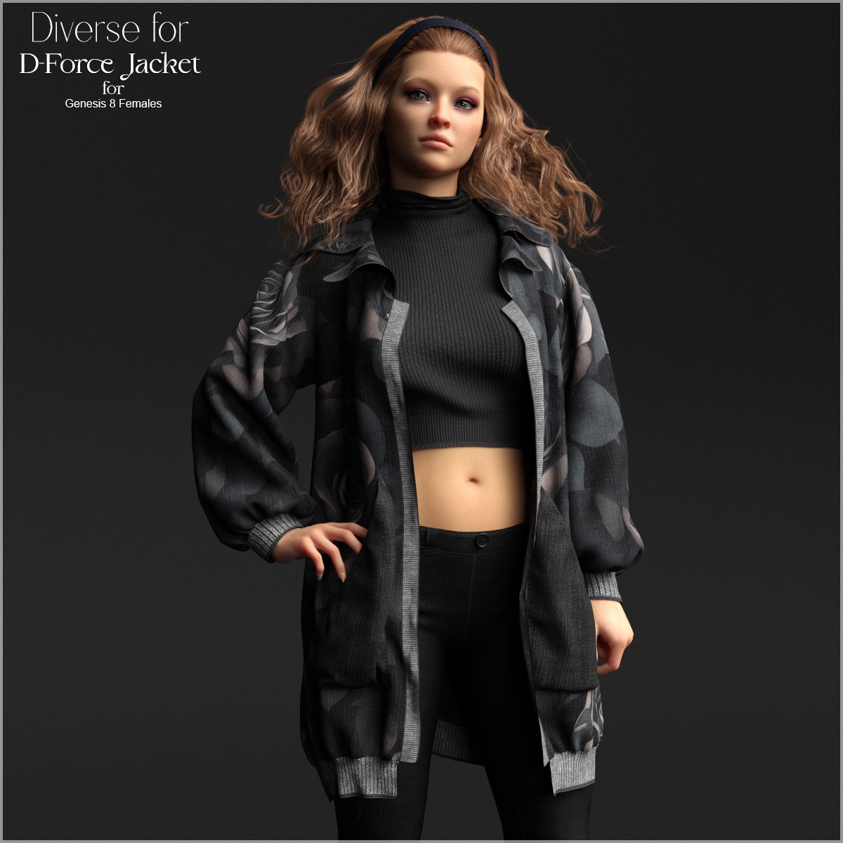 Diverse for D-Force Jacket for Genesis 8 Females by N/A