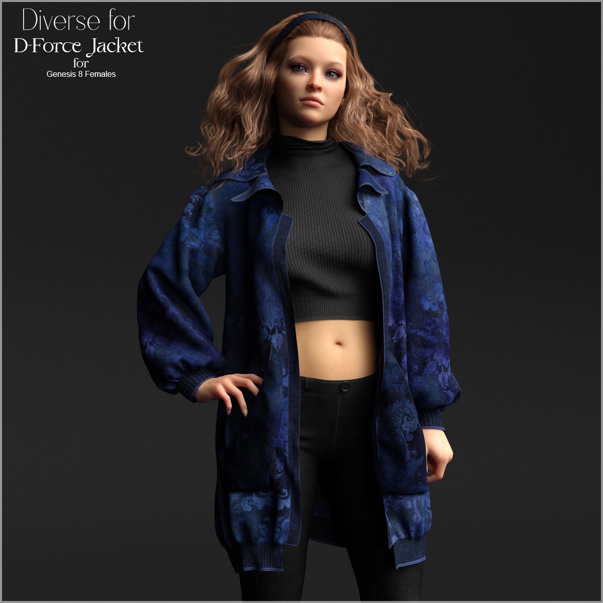 Diverse for D-Force Jacket for Genesis 8 Females by N/A