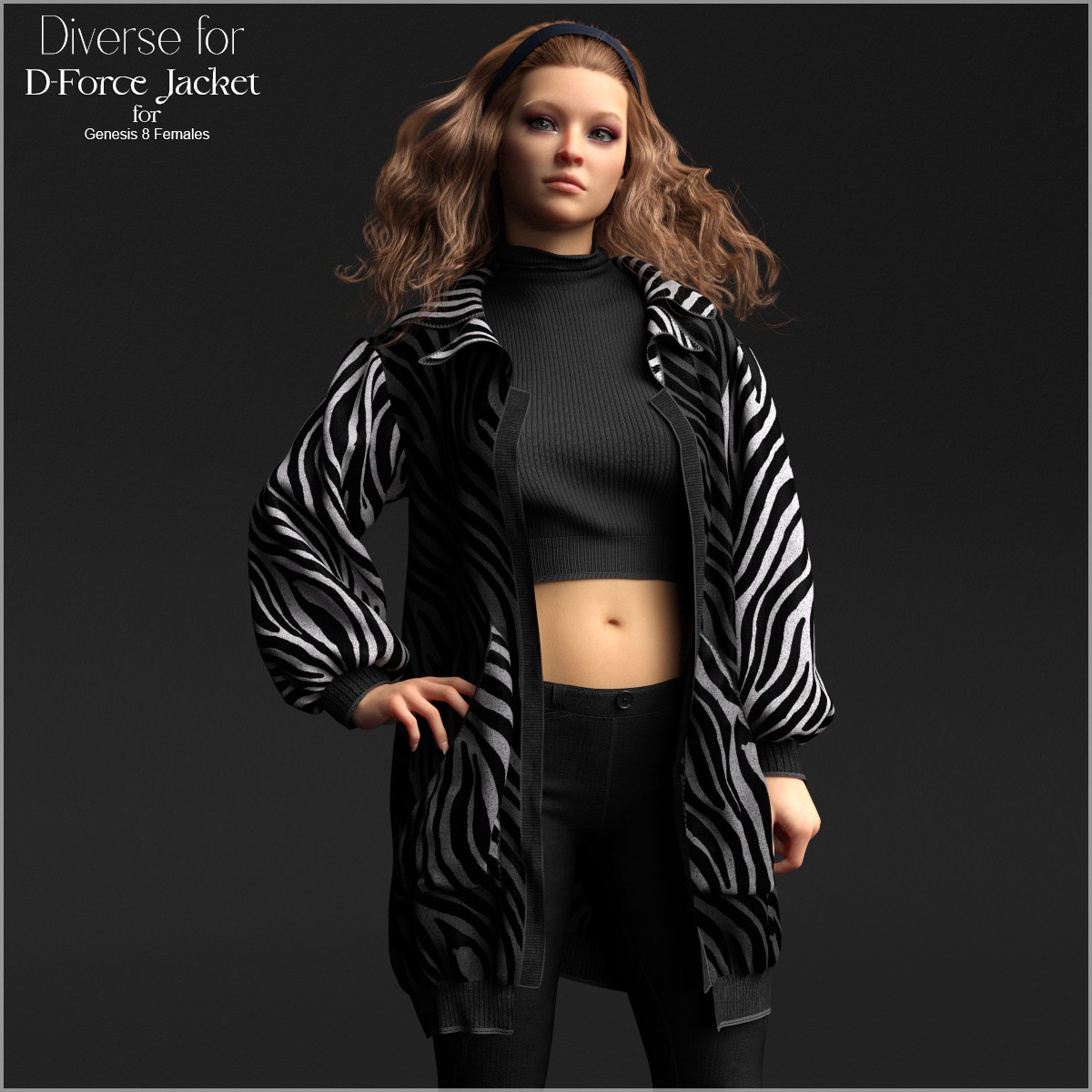 Diverse for D-Force Jacket for Genesis 8 Females by N/A