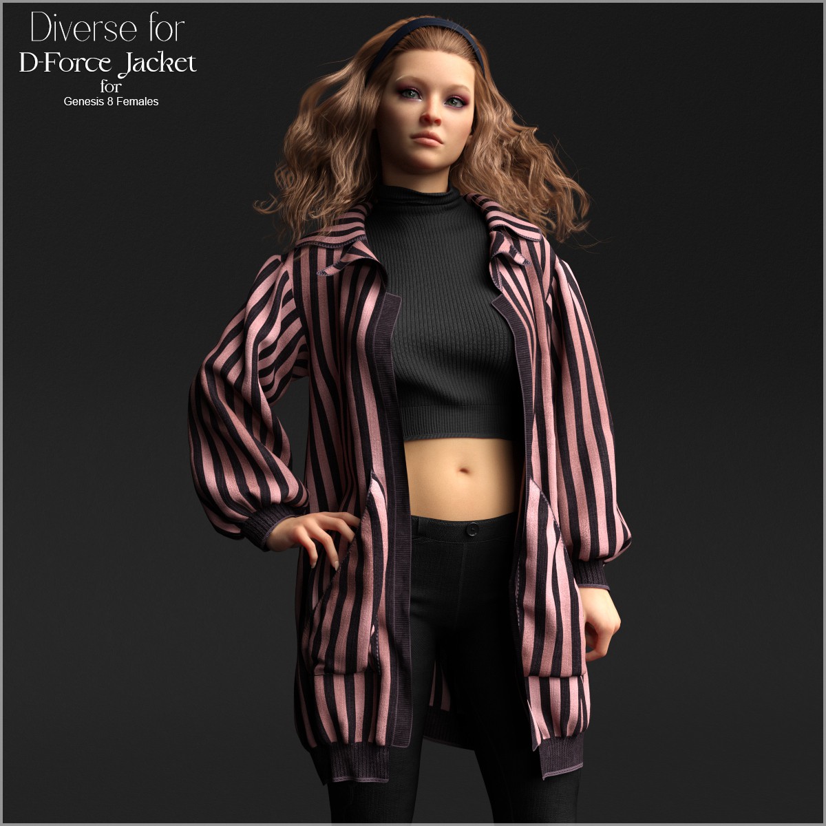 Diverse for D-Force Jacket for Genesis 8 Females by N/A