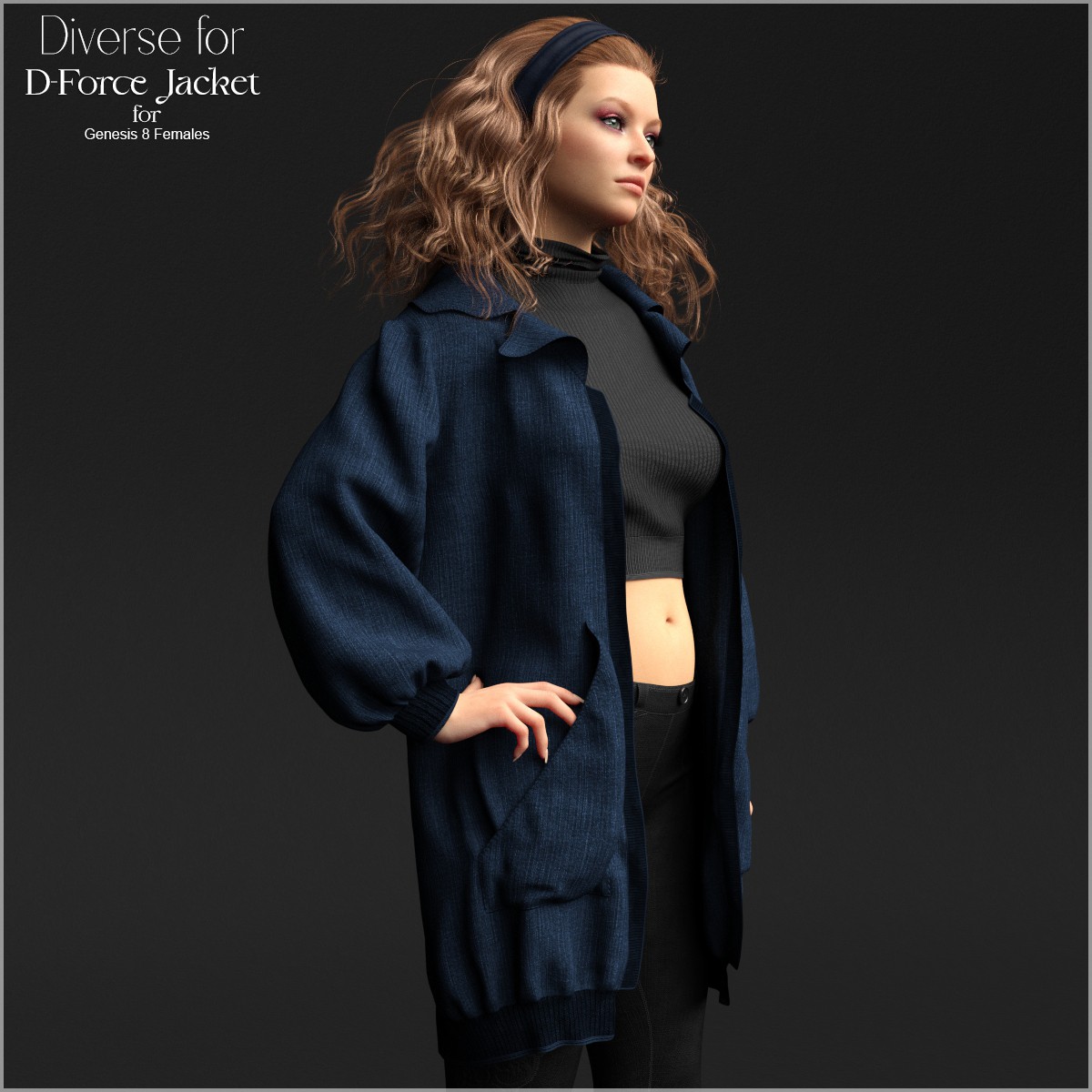 Diverse for D-Force Jacket for Genesis 8 Females by N/A