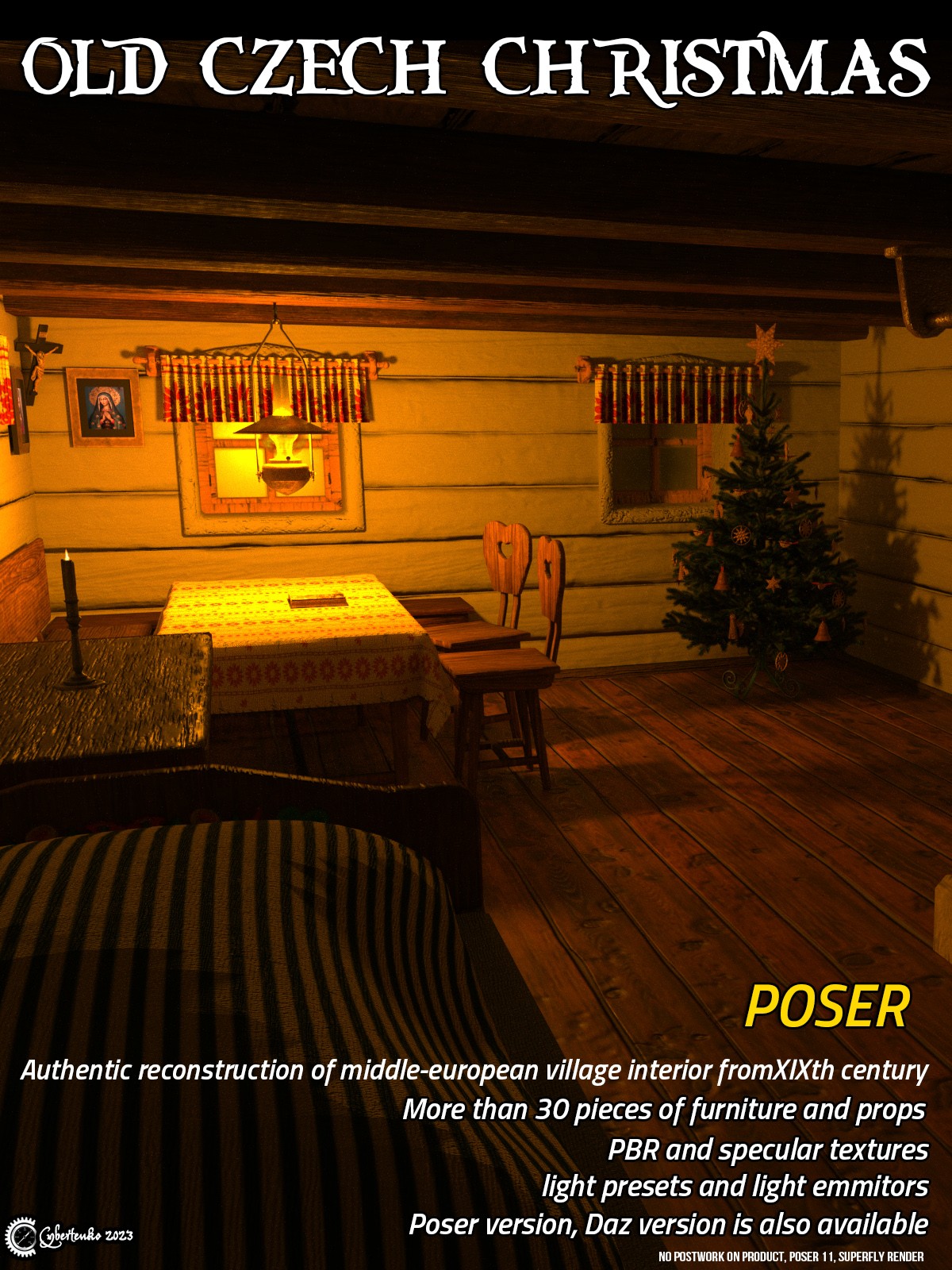 Old Czech Christmas for Poser by N/A
