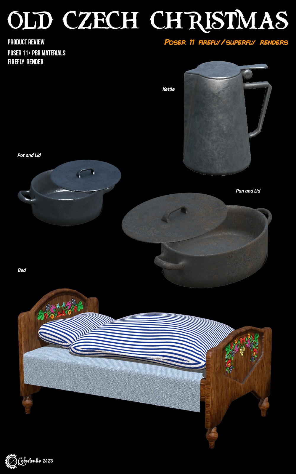 Old Czech Christmas for Poser by N/A
