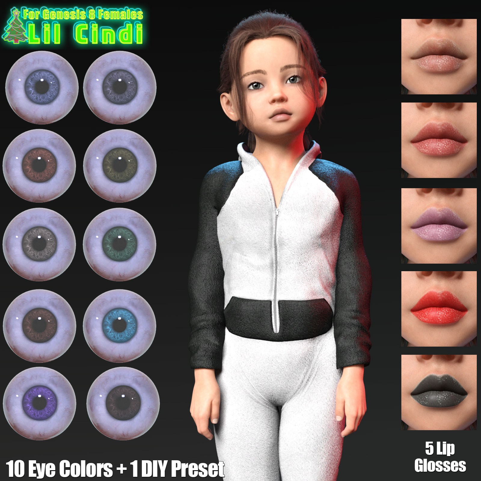 Frosty Friends: Lil Cindi for Genesis 8 Females by N/A