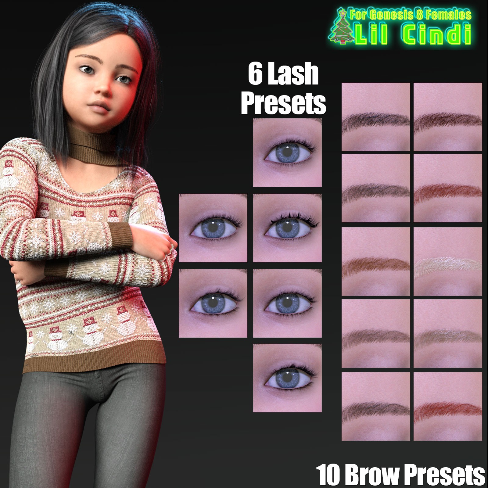 Frosty Friends: Lil Cindi for Genesis 8 Females by N/A