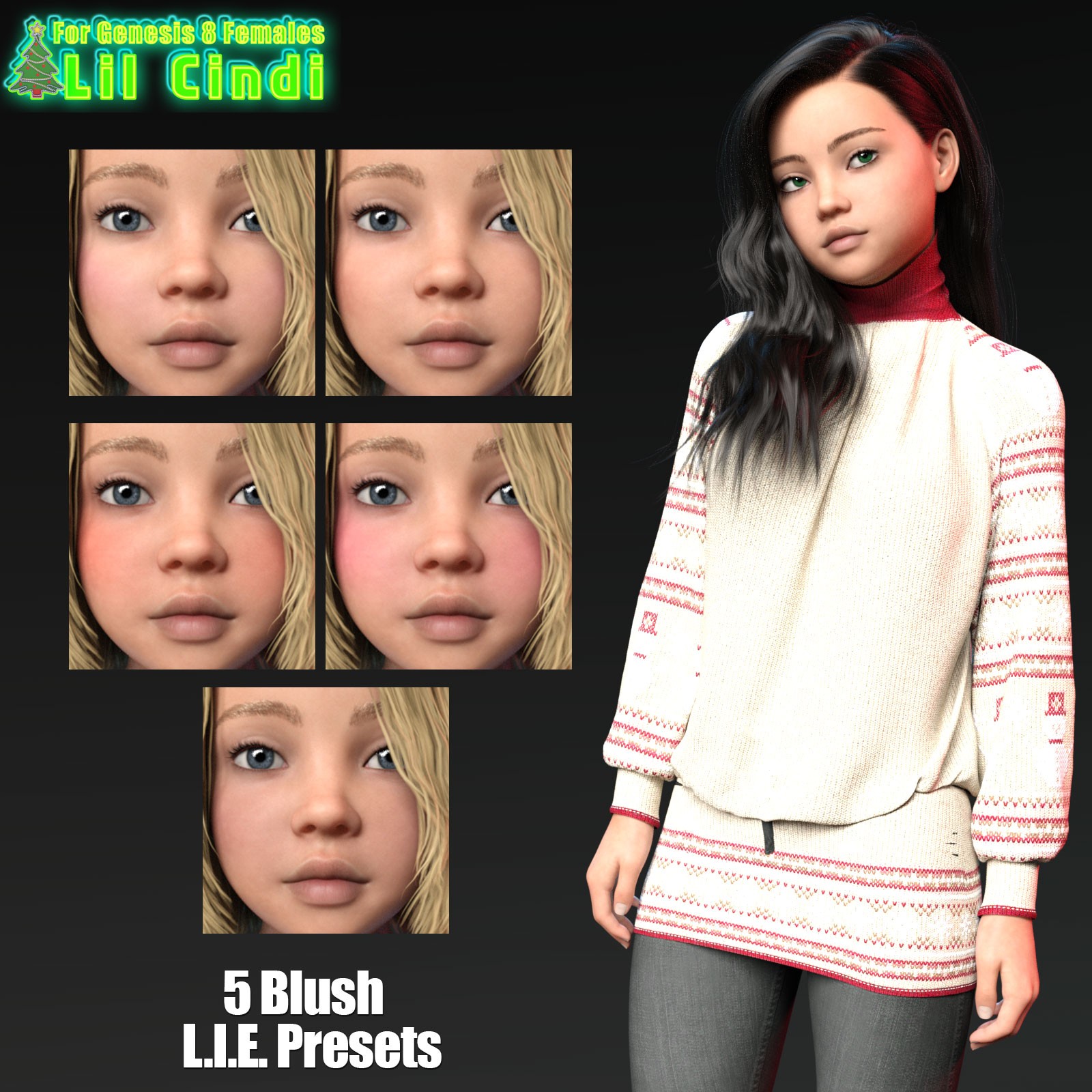 Frosty Friends: Lil Cindi for Genesis 8 Females by N/A