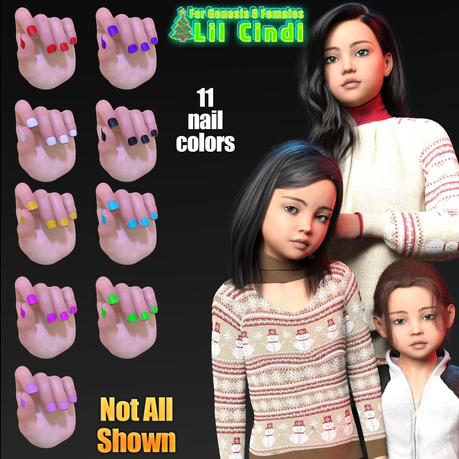Frosty Friends: Lil Cindi for Genesis 8 Females by N/A