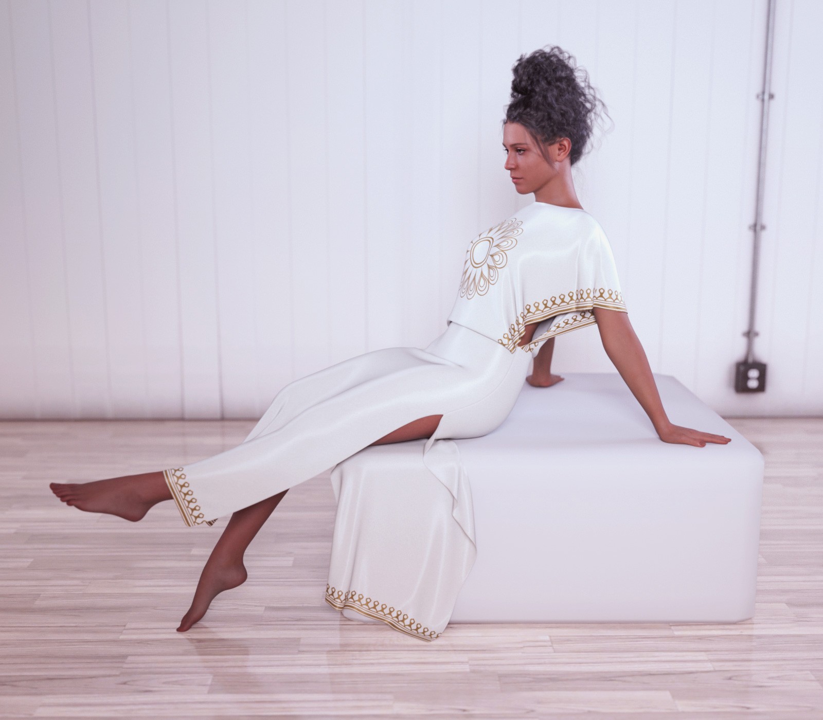 FRQ dForce: Acolyte Dress for Genesis 9 by N/A