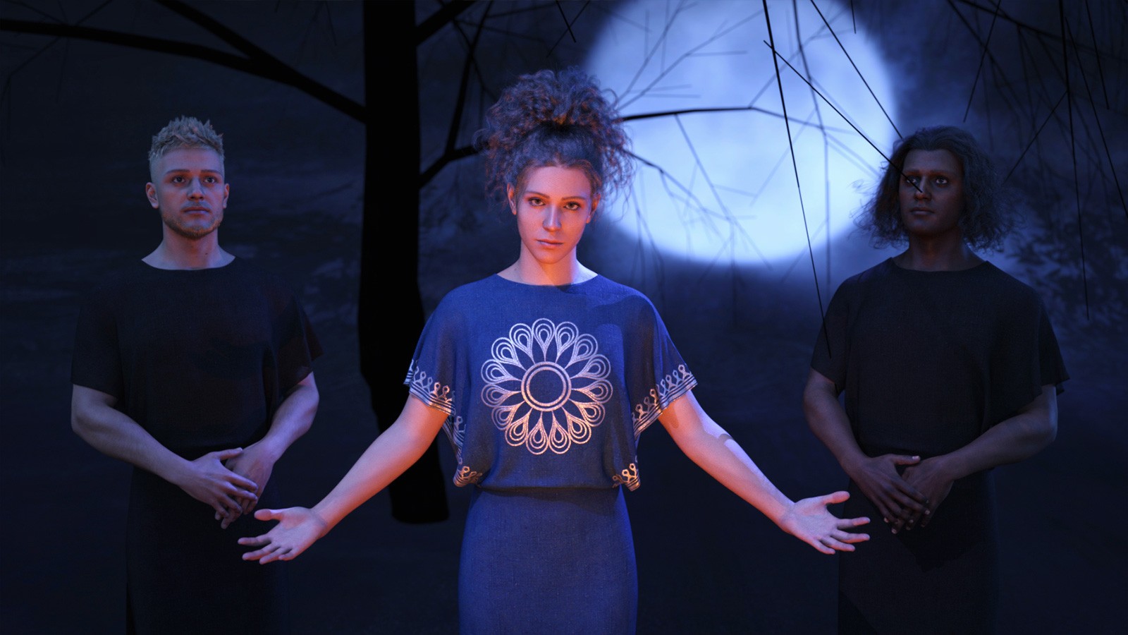 FRQ dForce: Acolyte Dress for Genesis 9 by N/A