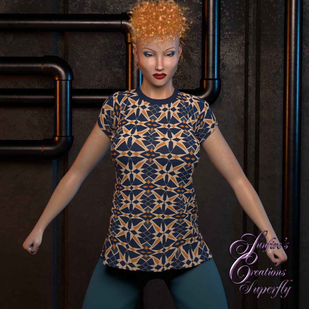T-Shirt Patterns for La Femme & La Femme 2 by N/A