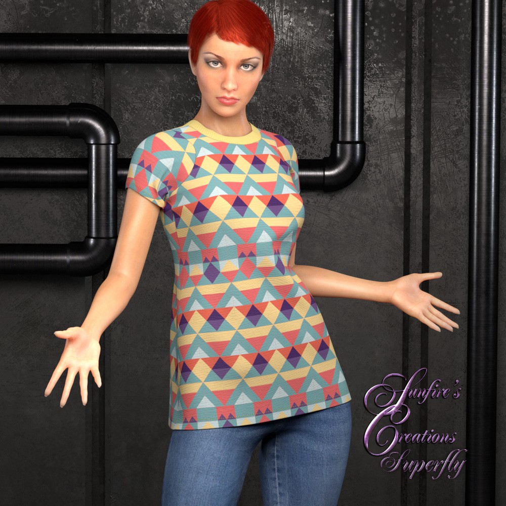 T-Shirt Patterns for La Femme & La Femme 2 by N/A