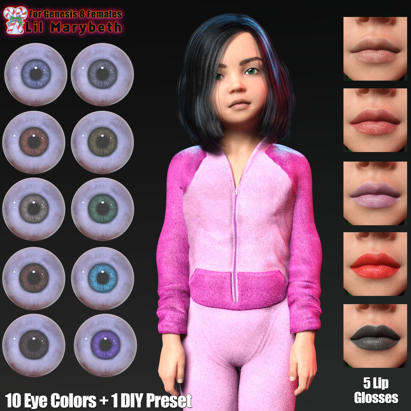 Frosty Friends: Lil Marybeth for Genesis 8 Females by N/A