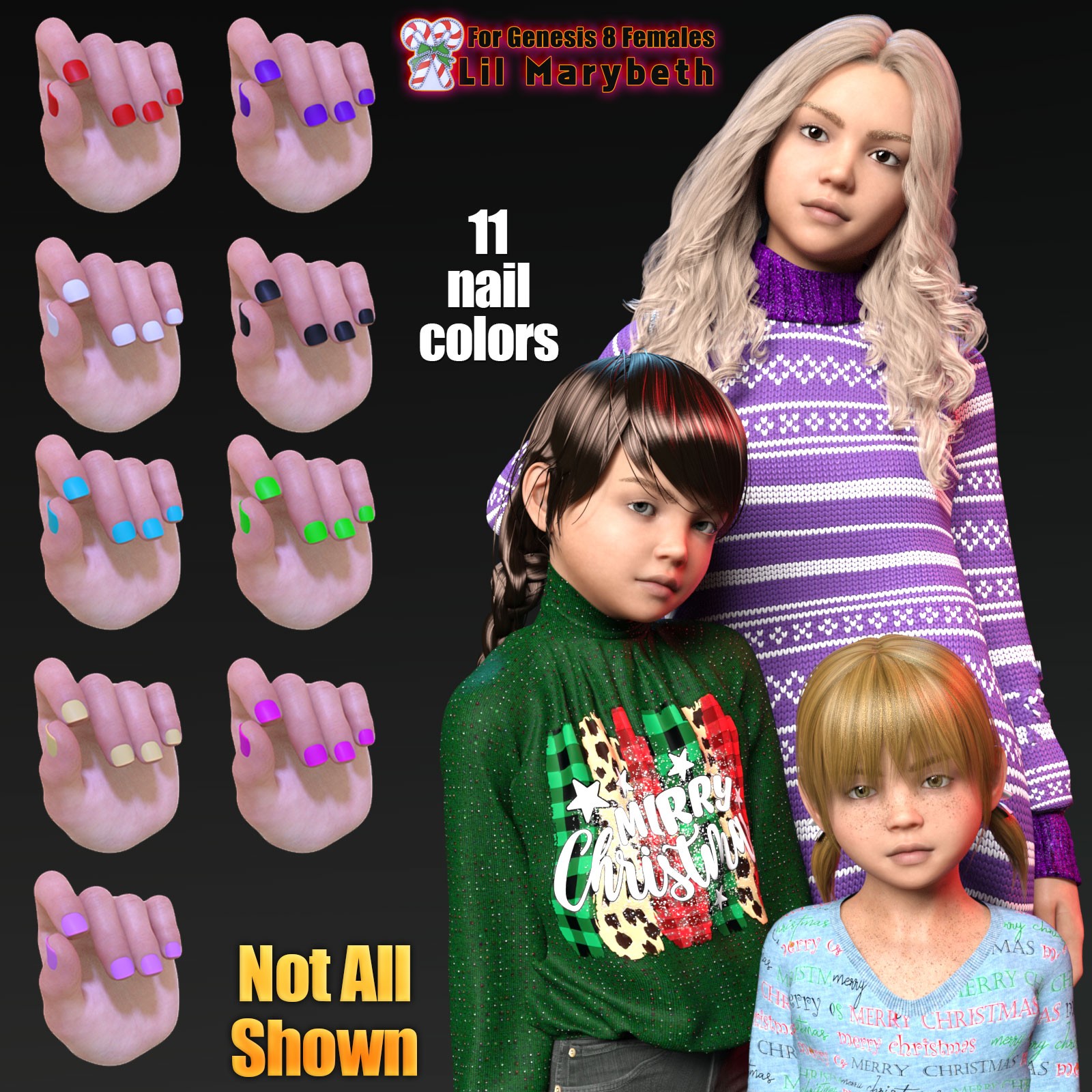 Frosty Friends: Lil Marybeth for Genesis 8 Females by N/A