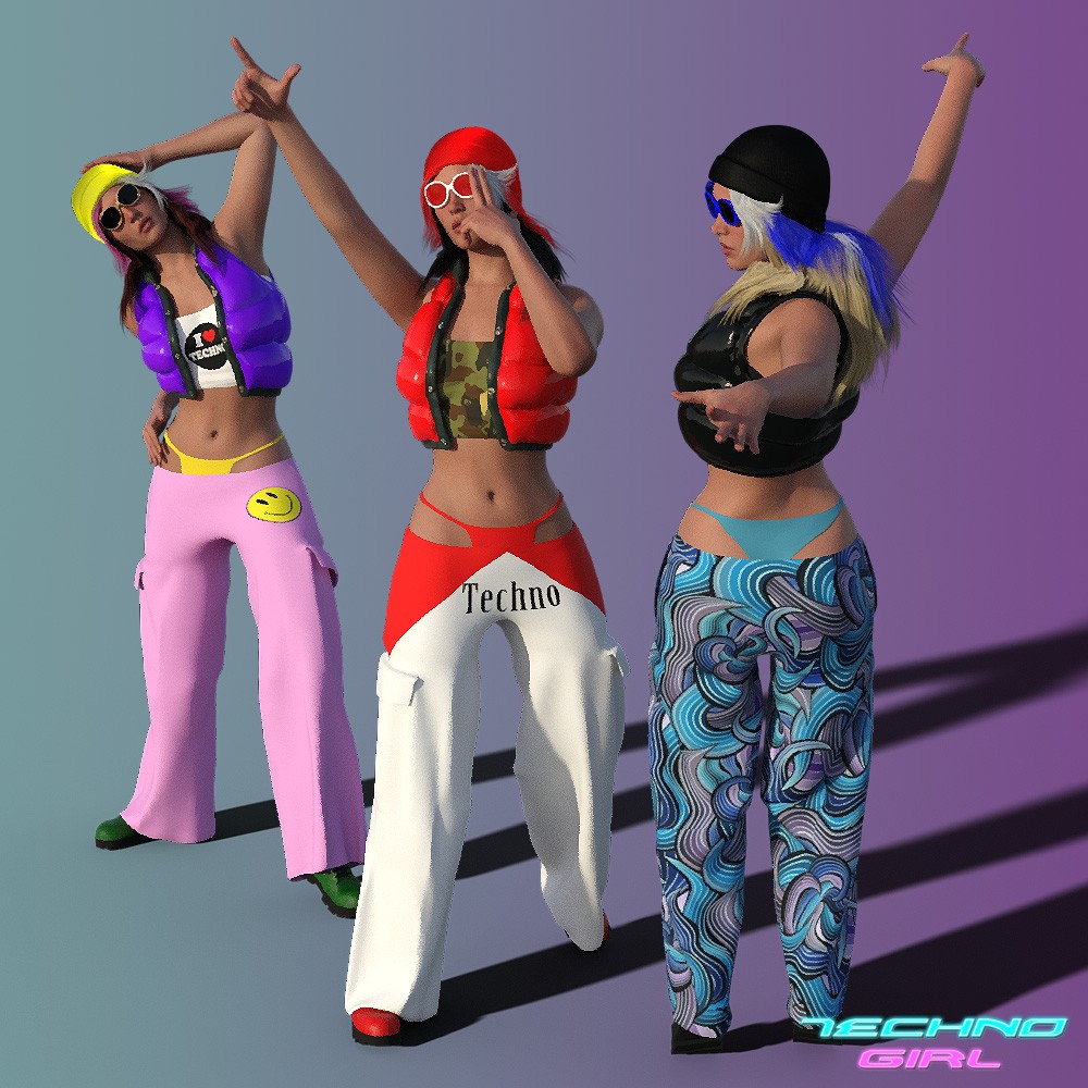 Techno Girl for G9 by N/A