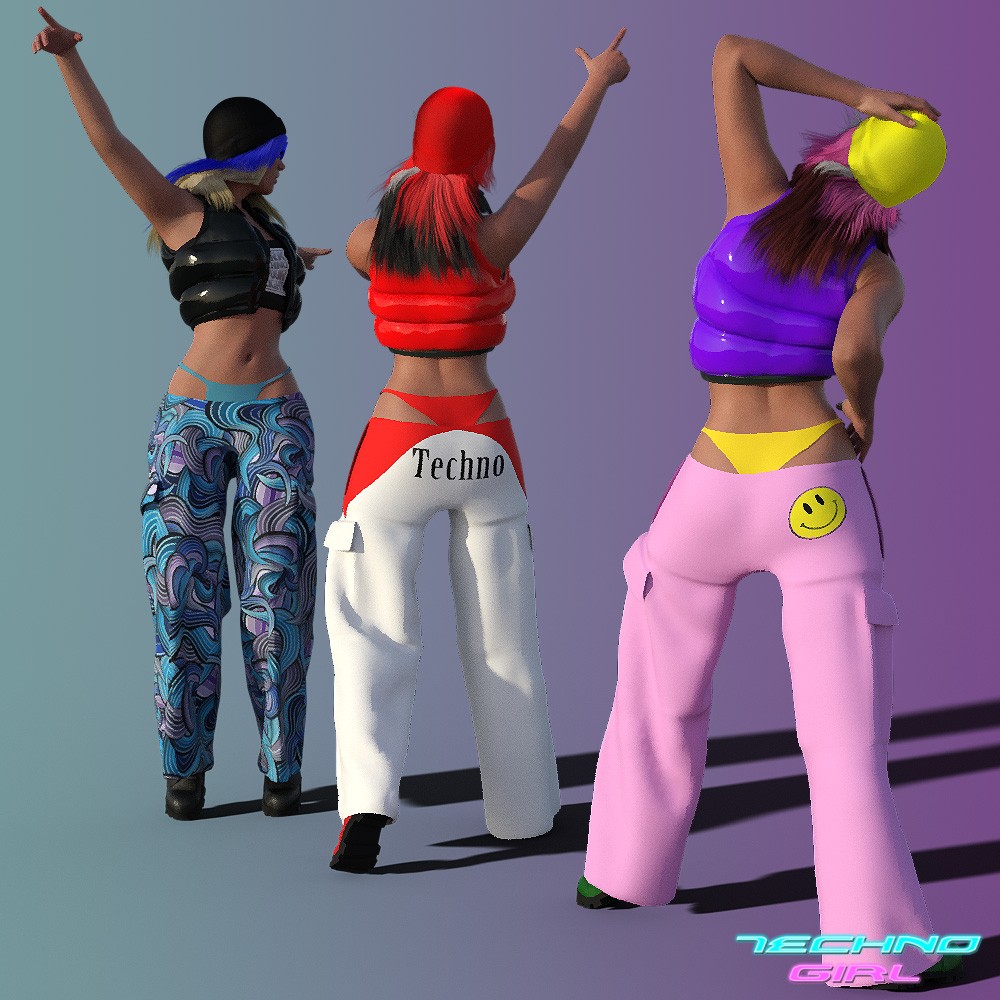 Techno Girl for G9 by N/A