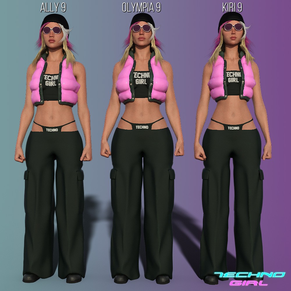Techno Girl for G9 by N/A